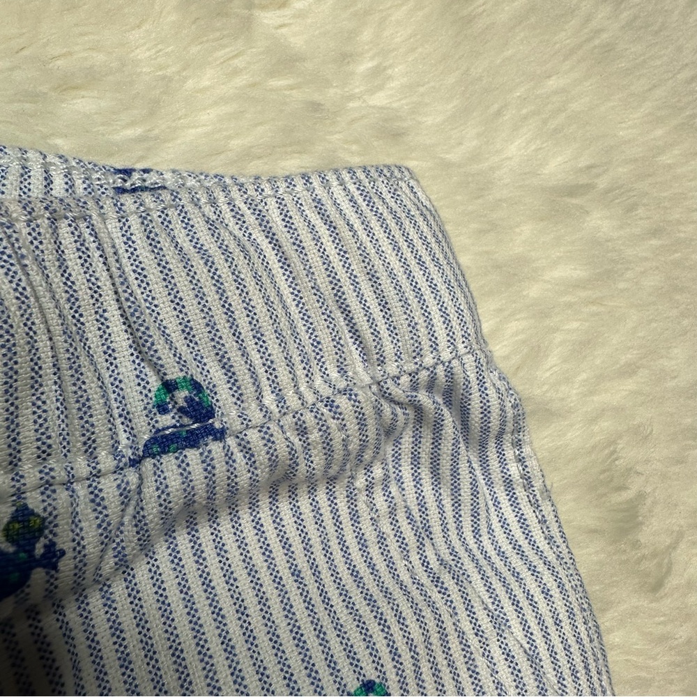 The Children’s Place Shorts Pinstripe With Lizards Blue & White Size 5T - Picture 5 of 16